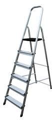 Polished Silver Aluminium Ladder, for Industrial, Feature : Durable, Eco Friendly, Fine Finishing