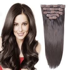 CLIP ON HAIR EXTENTION, Length : 8 inch to 30 inch