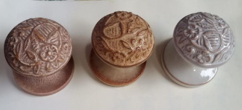 Round Antique Ceramic Knob, for Doors, Feature : Fine Finished
