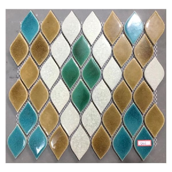 Polished Ceramic Mosaic Tiles, for Interior, Exterior, Specialities : Perfect Finish