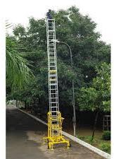 Aluminium Polished Tiltable Tower Extension Ladder, Feature : Durable, Fine Finishing, Foldable, Heavy Weght Capacity