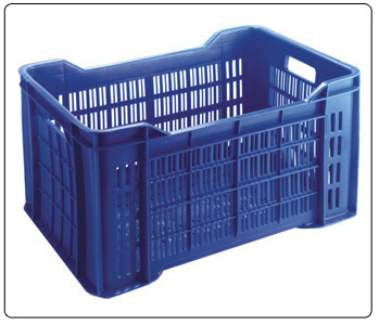 Rectangular HDPE Vegetable Plastic Crate, for Fruits, Style : Mesh