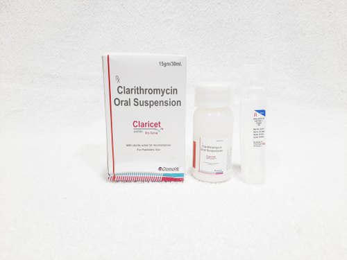 Clarithromycin Oral Suspension, Form : Syrup, Packaging Type : Plastic Bottles