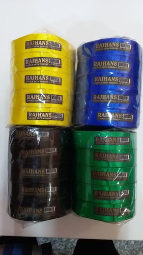 Double Sided Satin Ribbon, for Gift Packaging, Feature : Attractive Colors, Durable