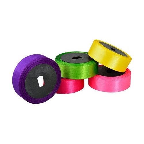Single Faced Satin Ribbon, for Decoration, Feature : Durable, Shining Look