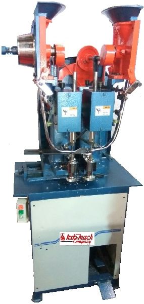 Polished Stainless Steel Double Head Eyelet Machine, Packaging Type : Wooden Box