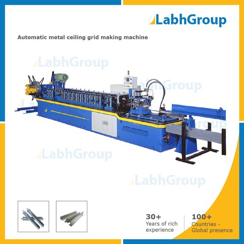 Metal Ceiling Grid Making Machine, Production Capacity : Up to 1500 Meters per Hour