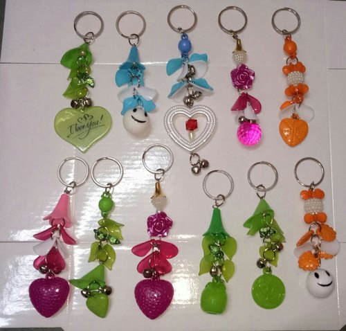 Non Polished Aluminium Beaded Key Rings, Feature : Attractive Design, Durable, Fine Finished, Good Quality