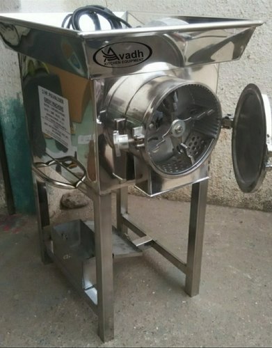 Mild Steel Polished Electric Pulverizer Gravy Machine, for Coal, Wood Powder, Haldi, Ayurvedic Powder