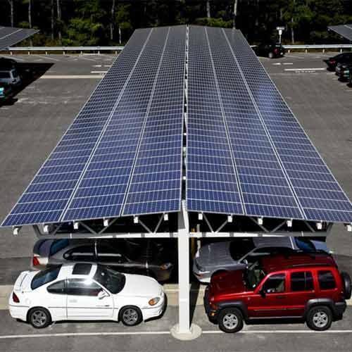 Automatic Solar Carport, for Industrial