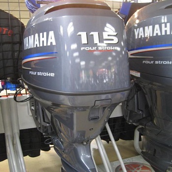 SLIGHTLY USED YAMAHA 115HP 4-STROKE OUTBOARD MOTOR ENGINE