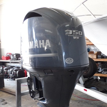 SLIGHTLY USED YAMAHA 350HP 4-STROKE OUTBOARD MOTOR ENGINE