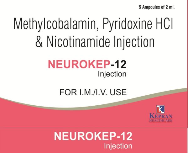 Neurokep-12 Injection, Composition : Methylcobalamin