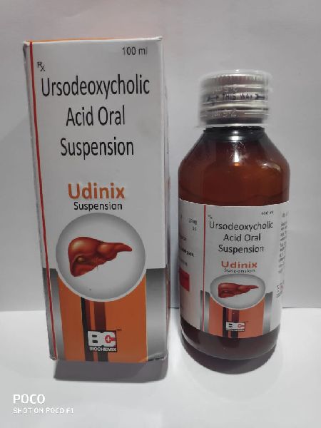 Udinix Ursodeoxycholic Acid Oral Suspension, Packaging Size : 100ml
