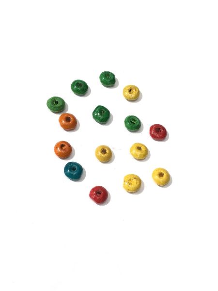 50gm Wooden Chakri Color Beads, Stone Size : 5mm, 10mm