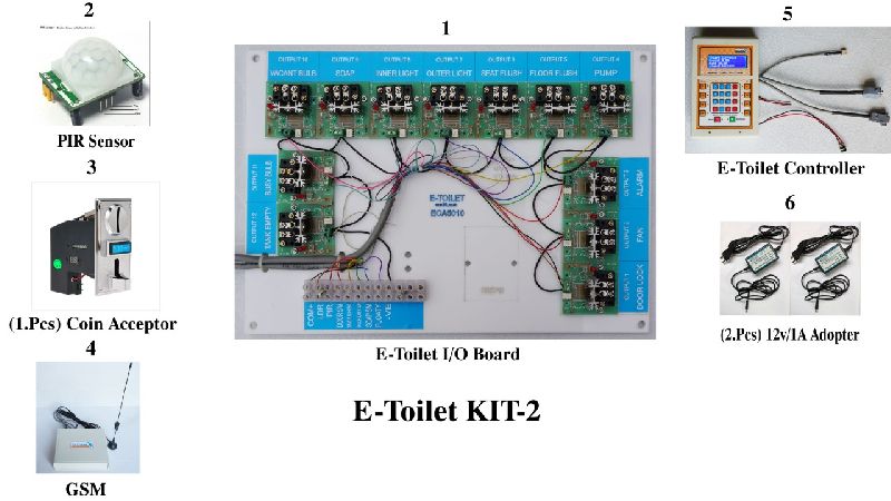10-50kg ECA5010-2 Smart Toilet Controller, Certification : ISO Certified