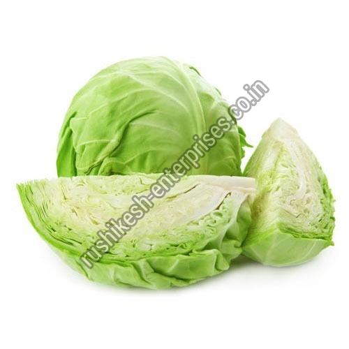 Organic Fresh Cabbage, Shape : Round