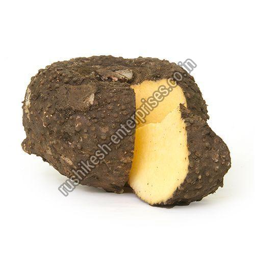 Organic Fresh Elephant Foot Yam, for Pesticide Free, High Nutritive Value, Packaging Type : Plastic Bag