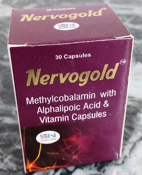 Nervogold Capsule (30 capsule), for Clinical, Certification : FSSAI Certified