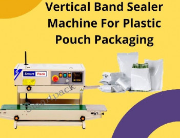 Vertical Band Sealer Machine For Plastic Pouch Packaging