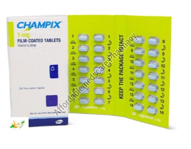 Brand Champix Chantix Varenicline Tablets Type Smoking Drug At Best Price Delhi From Affordablemedscare Pharmacy Id 5625885