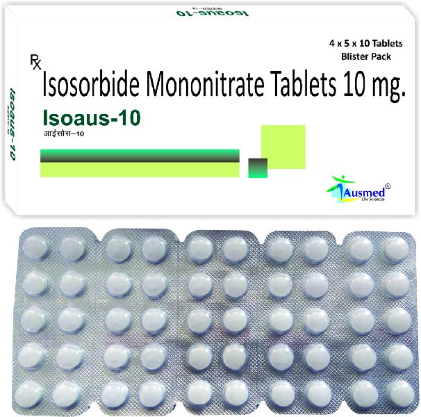 Isoaus-10 Tablets, Packaging Type : Blister