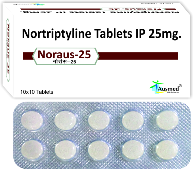 Noraus-25 Tablets, Packaging Type : Blister
