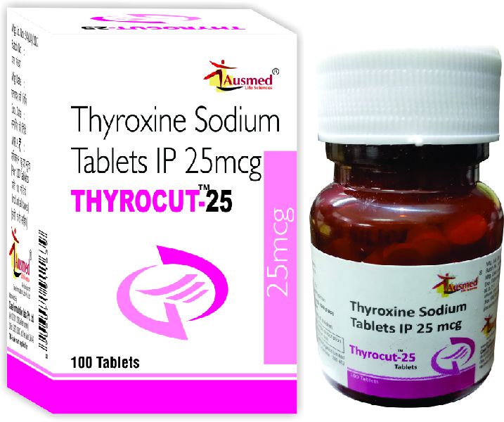 Thyrocut-25 Tablets, Packaging Type : Pack in Bottle