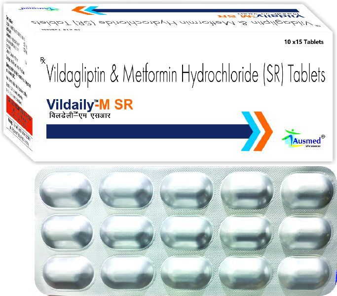 Vildaily-M SR Tablets, Packaging Type : ALU-ALU