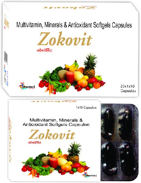 Zokovit Soft Gelatin Capsules, Certification : FSSAI Certified