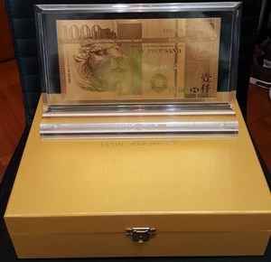 Acrylic BEP pack 100 dollar wholesale banknote frame / plexiglass currency display holder wholesale