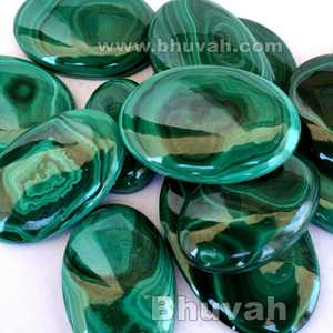 Highest top selling good rating brilliant AAA quality natural malachite cabochon