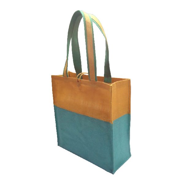 PP Laminated Jute Bag With Jute Trimmed Cotton Web Handle