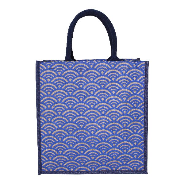 PP Laminated Jute Bag With Padded Rope Handle