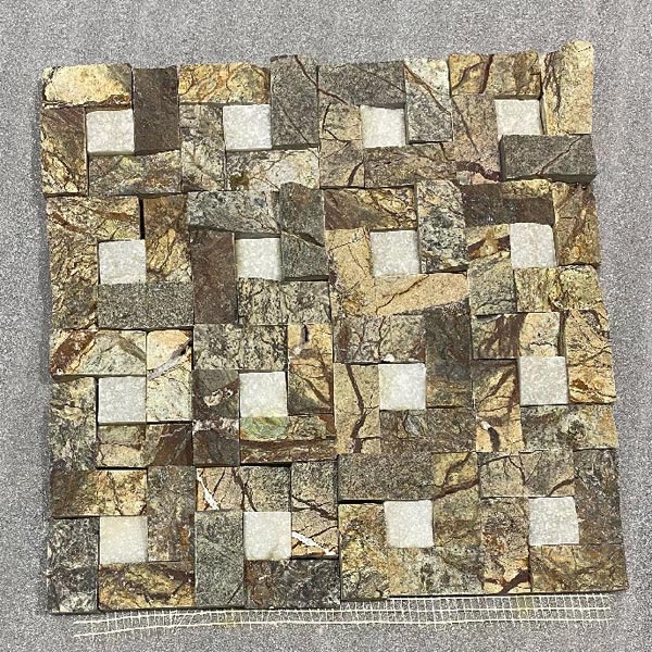 Brown Bidasar Mix Mosaic Tiles