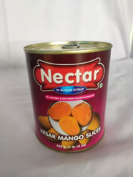 Nectar Kesar Mango Slices, Shelf Life : 1years