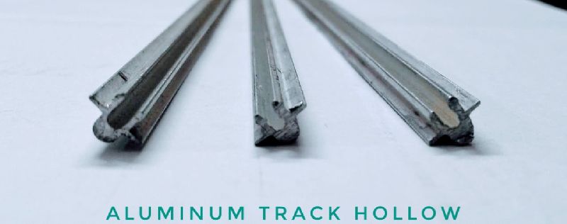 Polished Aluminium Hollow Aluminum Track, for Fittngs Use, Length : 10-20mm
