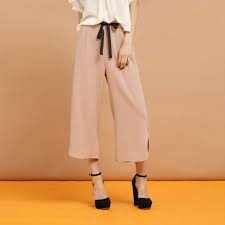 Plain Cotton Ladies Cropped Palazzo, Feature : Comfortable, Easily Washable