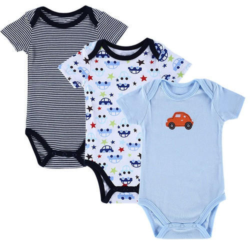 Printed New Born Baby Suits, Color : Multicolor