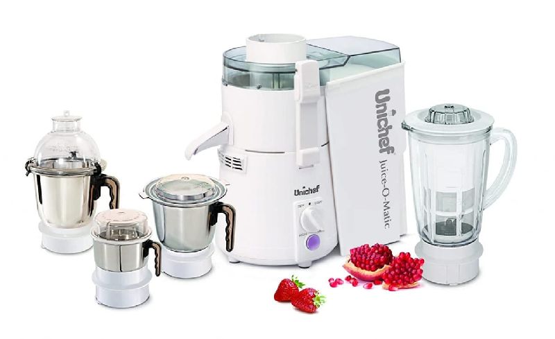Stainless Steel Electric Semi Automatic Juicer Mixer Grinder, Housing Material : Plastic