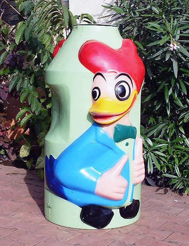 Donald Duck Shaped FRP Dustbin