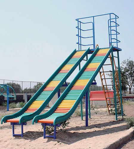 FRP Double Roller Slide, for Park, Play Ground, Feature : Durable, Finly Finished