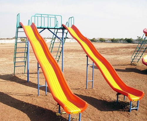 Frp Double Wave Slide, for Park, Play Ground, Feature : Durable, Finely Finished, Light Weight