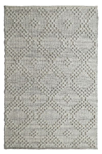Handwoven Tiranga Wool and Polyester Rug, Size : Multisizes