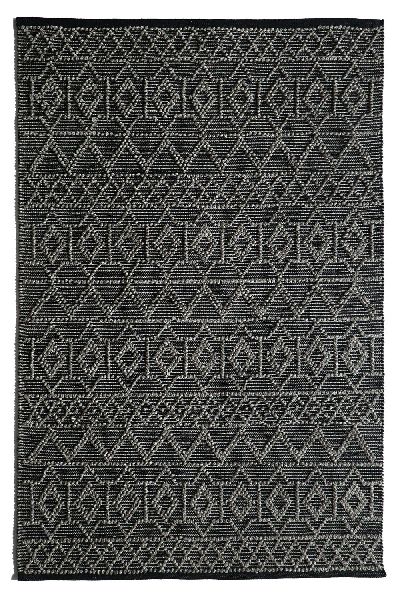 Handwoven Wool and Polyester Temple Rug