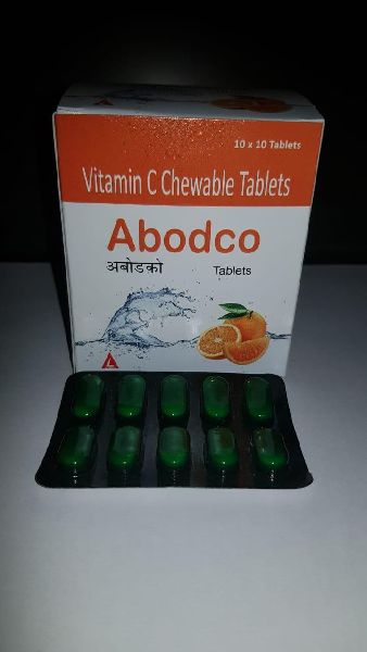 Limcee Plus Orange Flavour Chewable Tablets