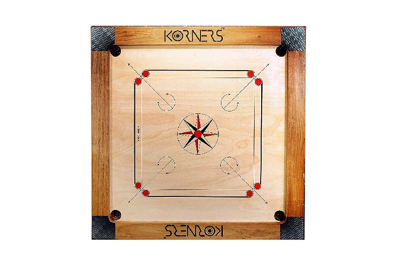 Korners Champ Matte Finish Carrom Board (35 Inches)