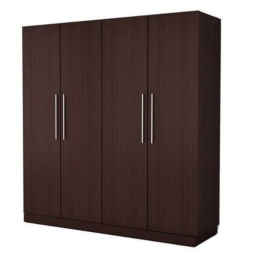 Fine Finished Polished Four Door Wooden Almirah, Color : Multicolor