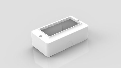 5 Way Modular Gang Box, for Electric Fitting, Pattern : Plain