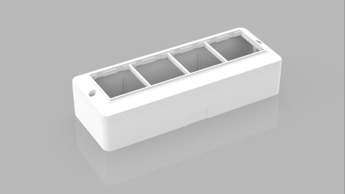 8m Modular Gang Box HORIZONTAL, for Electric Fitting, Pattern : Plain